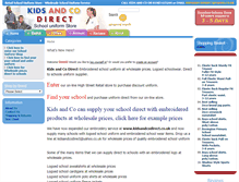 Tablet Screenshot of kidsandcodirect.co.uk